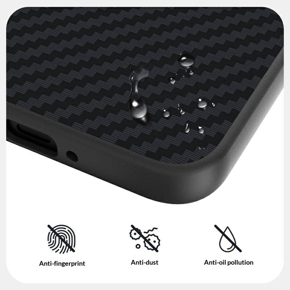OnePlus 15R EIDERWOOD Magnetisk Carbon Cover - MagSafe Kompatibel - Sort