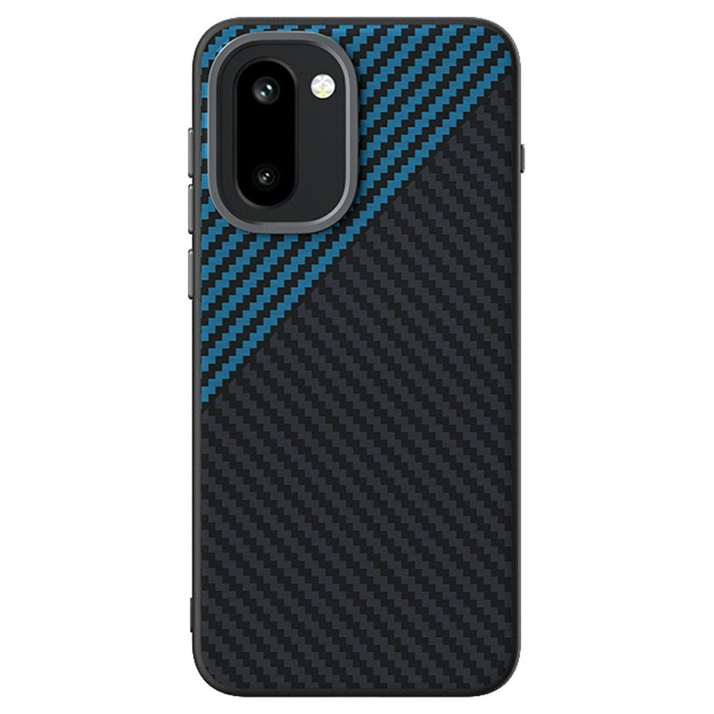 OnePlus 15R EIDERWOOD Magnetisk Carbon Cover - MagSafe Kompatibel - Sort / Blå