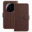 Xiaomi 17 Ultra EIDERWOOD Kunstlæder Flip Cover m. Kortholder & Ståfunktion - Brun