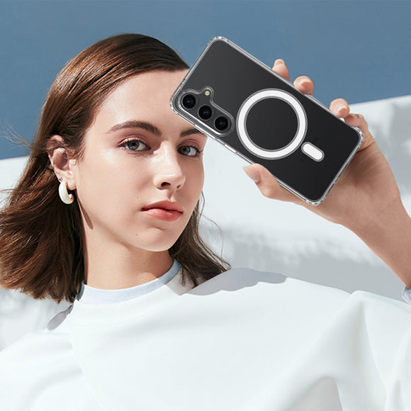 Samsung Galaxy A37 EIDERWOOD Hybrid Cover - MagSafe Kompatibel - Gennemsigtig