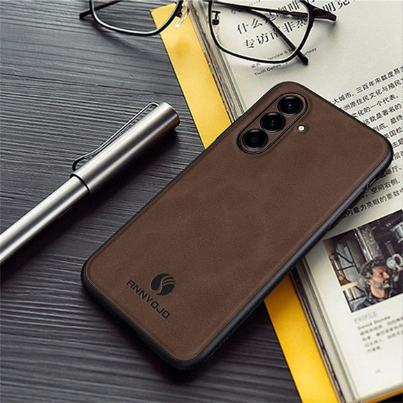 Samsung Galaxy A27 EIDERWOOD Hybrid Cover med Kunstlæder - Grå