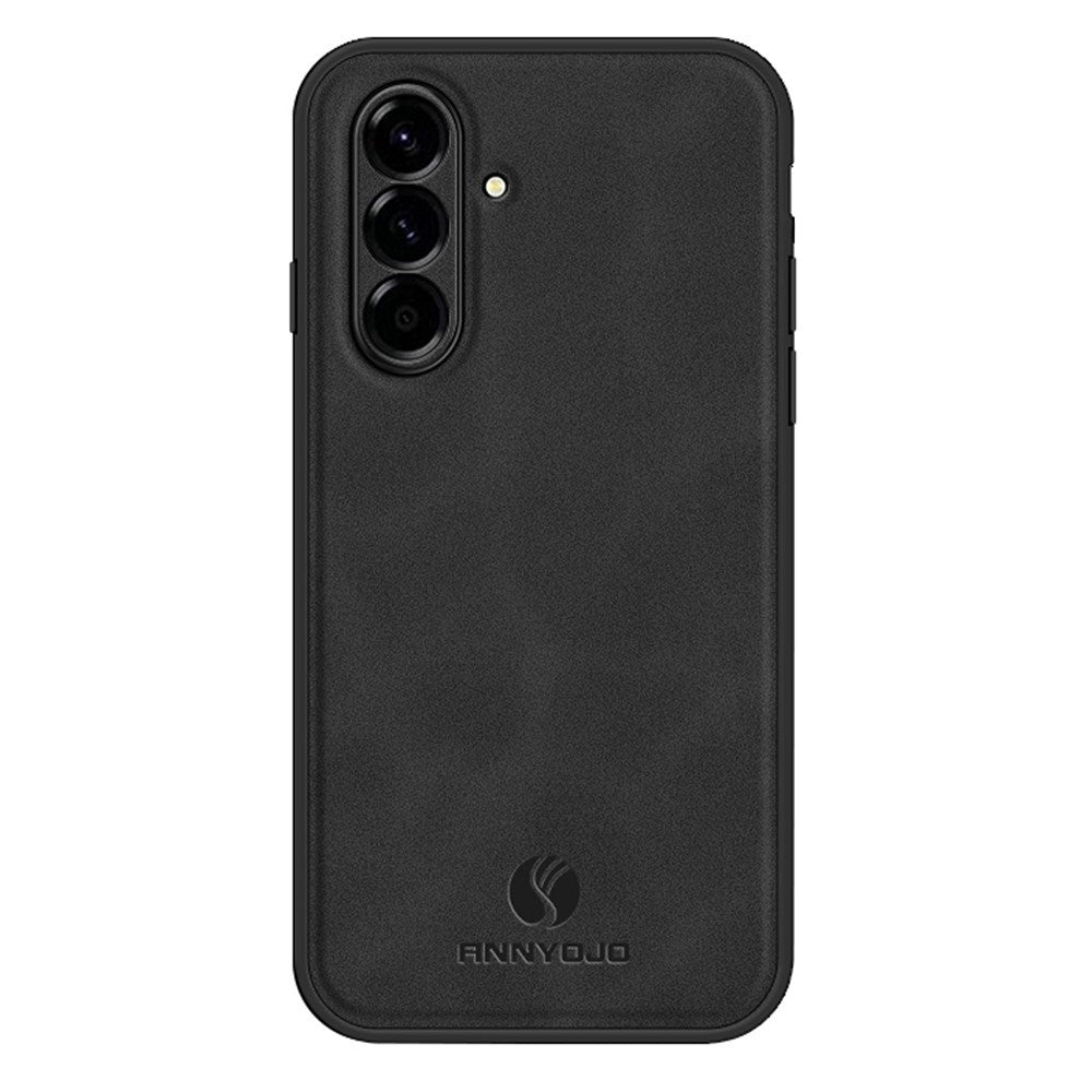 Samsung Galaxy A27 EIDERWOOD Hybrid Cover med Kunstlæder - Sort