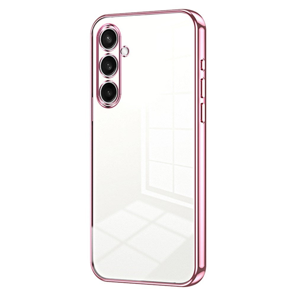 Samsung Galaxy A27 EIDERWOOD Fleksibelt Plastik Cover - Blank Overflade - Gennemsigtig / Lyserød