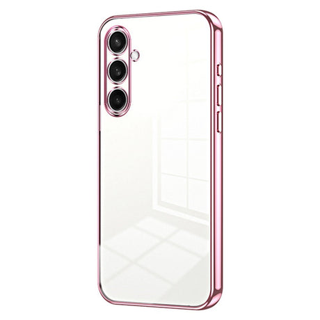Samsung Galaxy A27 EIDERWOOD Fleksibelt Plastik Cover - Blank Overflade - Gennemsigtig / Lyserød