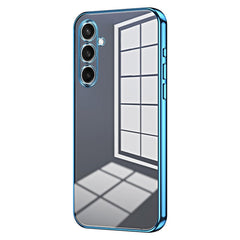 Samsung Galaxy A27 EIDERWOOD Fleksibelt Plastik Cover - Blank Overflade - Gennemsigtig / Blå