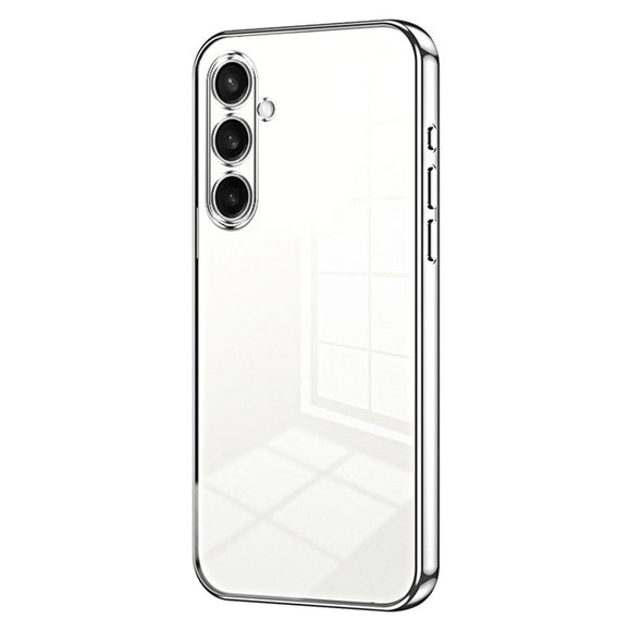 Samsung Galaxy A27 EIDERWOOD Fleksibelt Plastik Cover - Blank Overflade - Gennemsigtig / Sølv