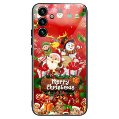 Samsung Galaxy A14 / A14 (5G) Jule Cover m. Glasbagside - Merry Christmas
