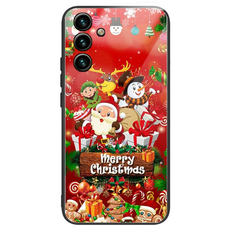 Samsung Galaxy A14 / A14 (5G) Jule Cover m. Glasbagside - Merry Christmas