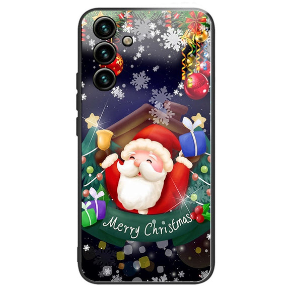 Samsung Galaxy A14 / A14 (5G) Jule Cover m. Glasbagside - Julemand