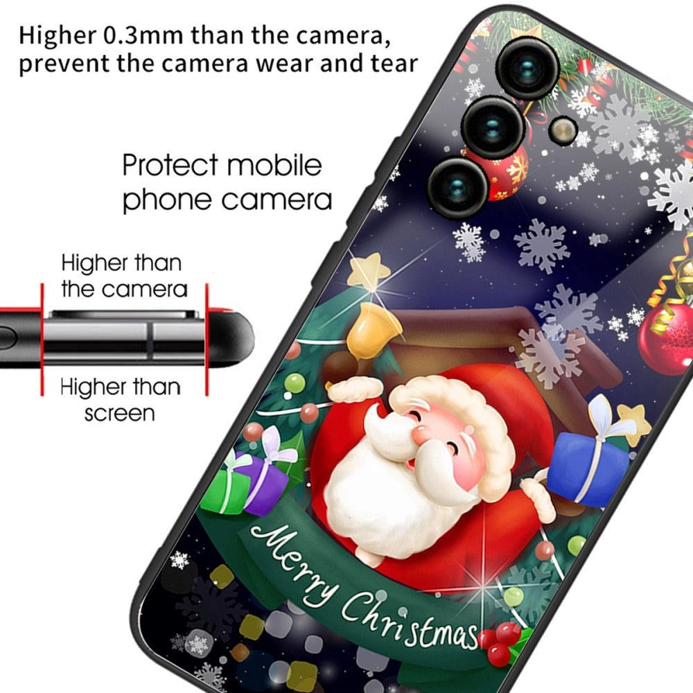 Samsung Galaxy A14 / A14 (5G) Jule Cover m. Glasbagside - Julemand