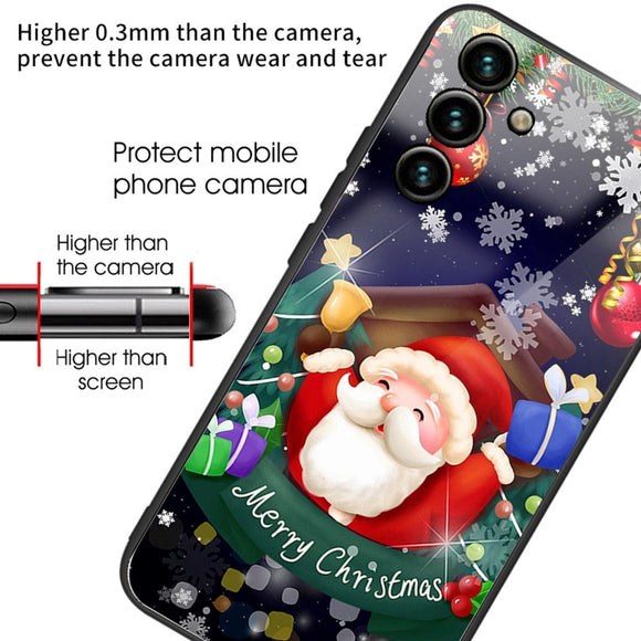 Samsung Galaxy A14 / A14 (5G) Jule Cover m. Glasbagside - Julemand