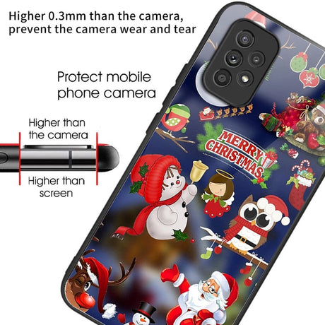 Samsung Galaxy A53 (5G) Jule Cover m. Glasbagside - Julefigurer