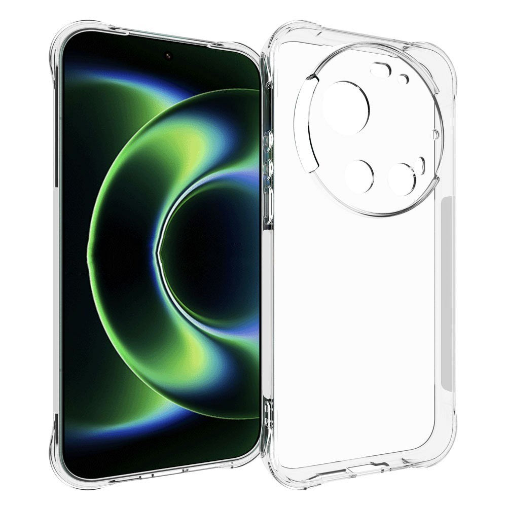 Xiaomi 17 Ultra EIDERWOOD Fleksibelt Plast Cover m. Forstærkede Hjørner - Gennemsigtig