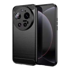 Xiaomi 17 Ultra EIDERWOOD Brushed Carbon Cover - Sort