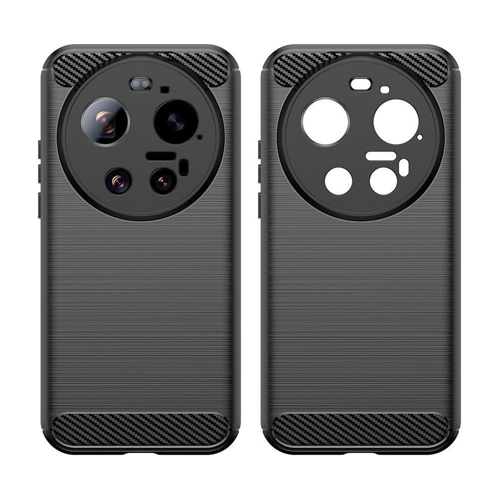 Xiaomi 17 Ultra EIDERWOOD Brushed Carbon Cover - Sort