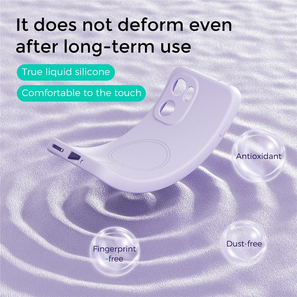 OnePlus 15R EIDERWOOD Silikone Cover - MagSafe Kompatibel - Lilla