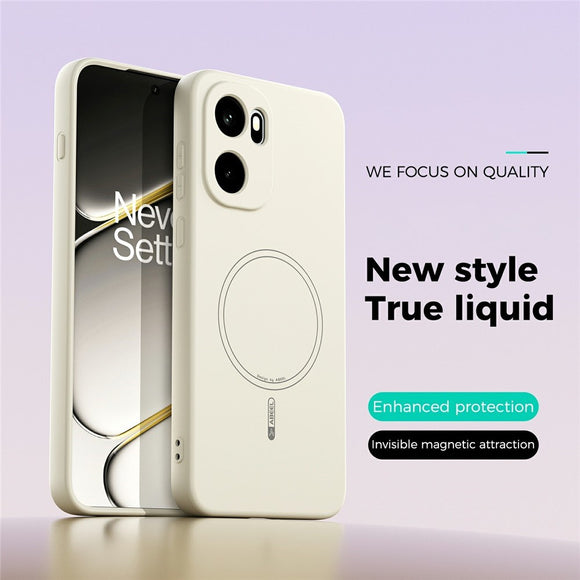 OnePlus 15R EIDERWOOD Silikone Cover - MagSafe Kompatibel - Beige