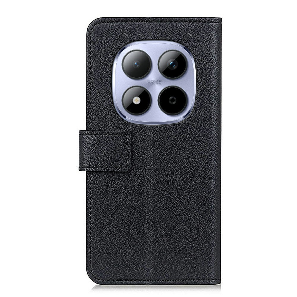 Xiaomi Redmi Note 15 Pro+ (Plus) / Poco M8 Pro (5G) EIDERWOOD Kunstlæder Flip Cover m. Kortholder & Ståfunktion - Sort