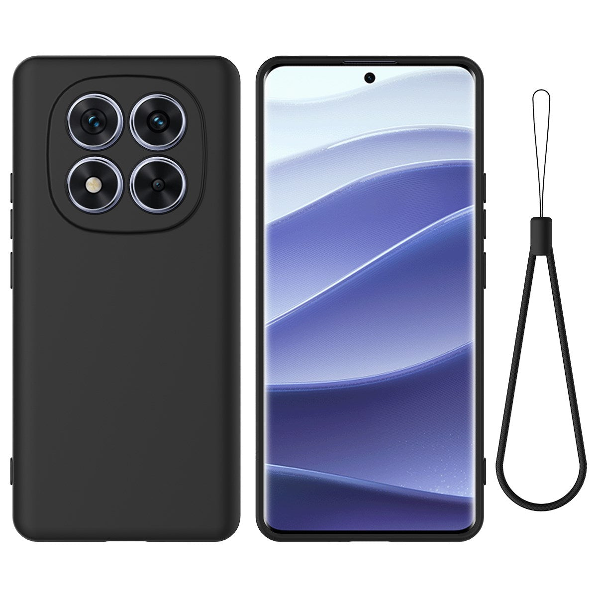Xiaomi Redmi Note 15 Pro (5G) EIDERWOOD Silikone Cover m. Strop - Sort