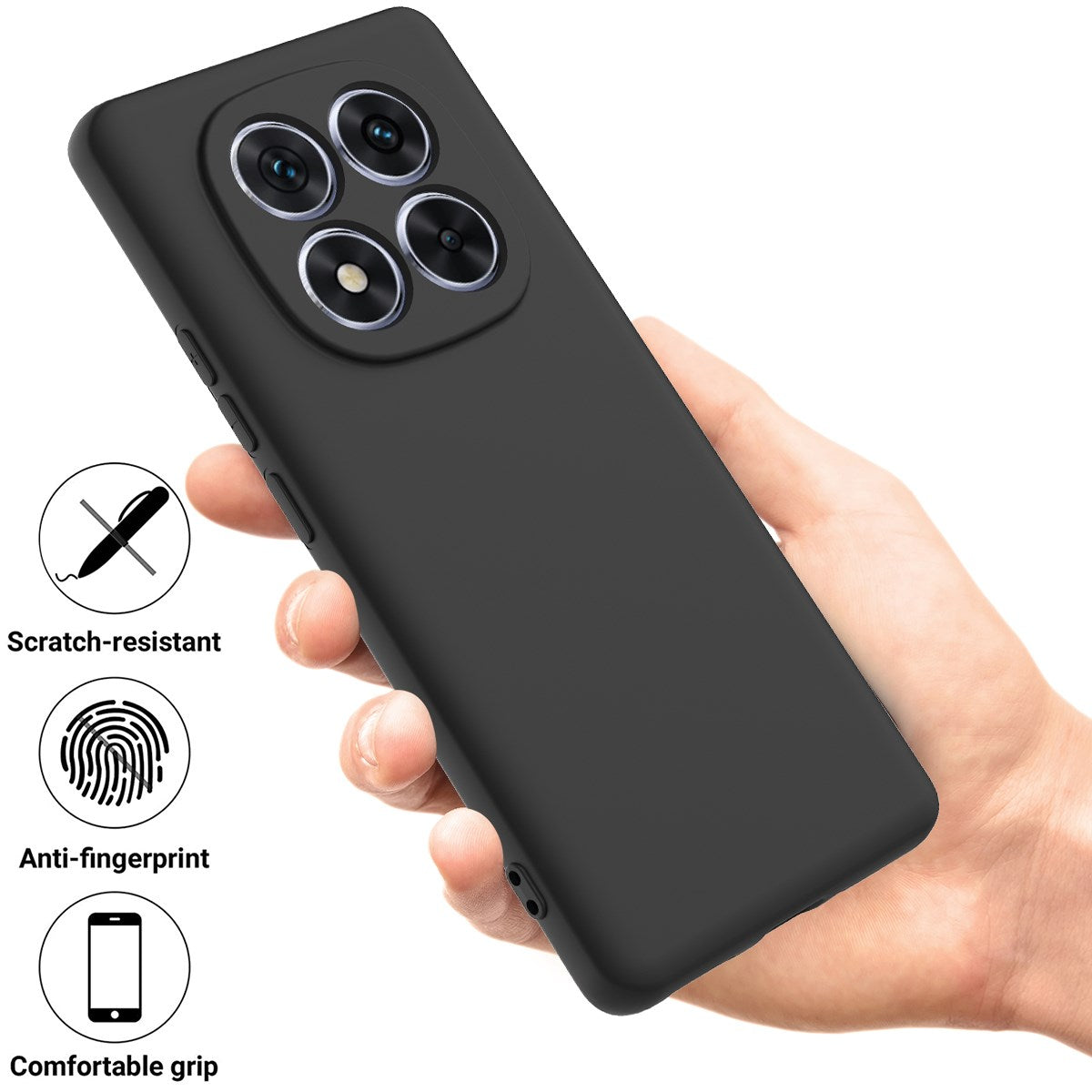 Xiaomi Redmi Note 15 Pro (5G) EIDERWOOD Silikone Cover m. Strop - Sort