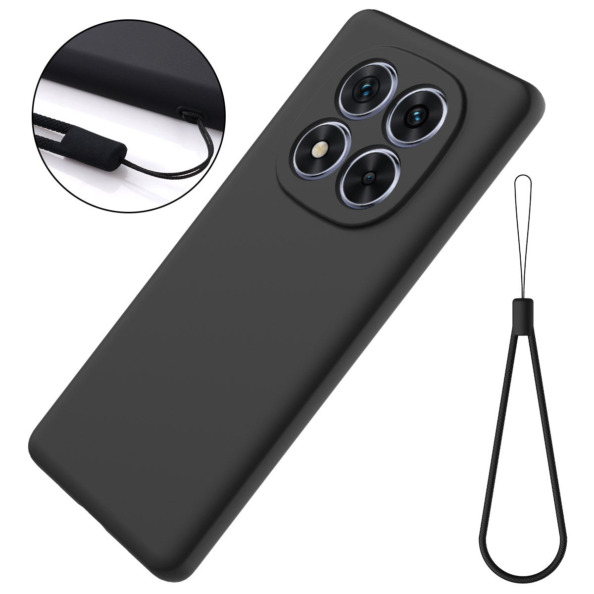 Xiaomi Redmi Note 15 Pro (5G) EIDERWOOD Silikone Cover m. Strop - Sort