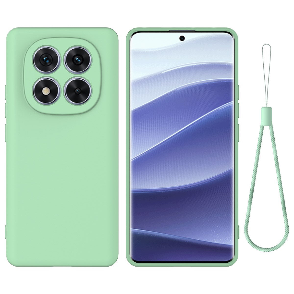 Xiaomi Redmi Note 15 Pro (5G) EIDERWOOD Silikone Cover m. Strop - Grøn