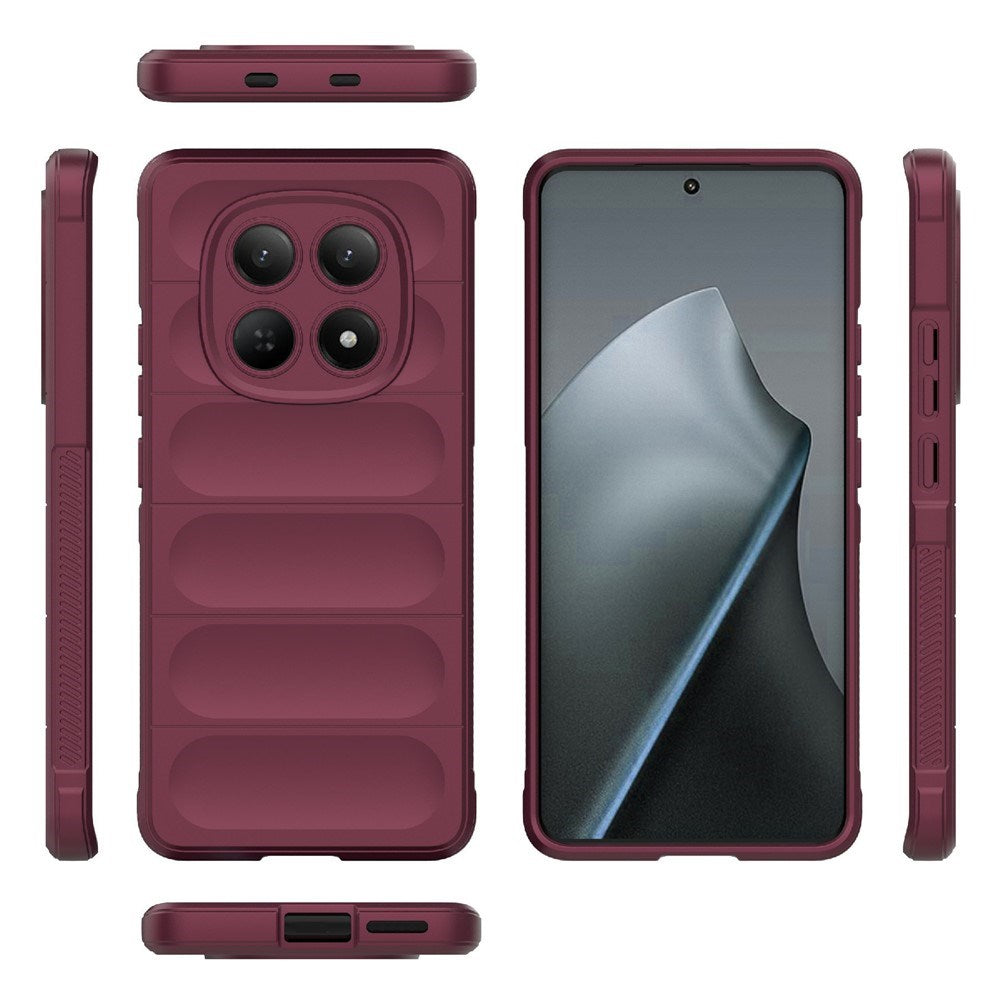 Xiaomi Redmi Note 15 (5G) EIDERWOOD Rugged Plast Cover - Mørkerød