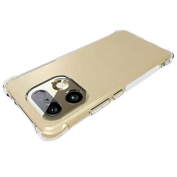 Realme 16 Pro+ WANLONFENG Fleksibelt Plastik Cover m. Forstærkede Hjørner - Gennemsigtig