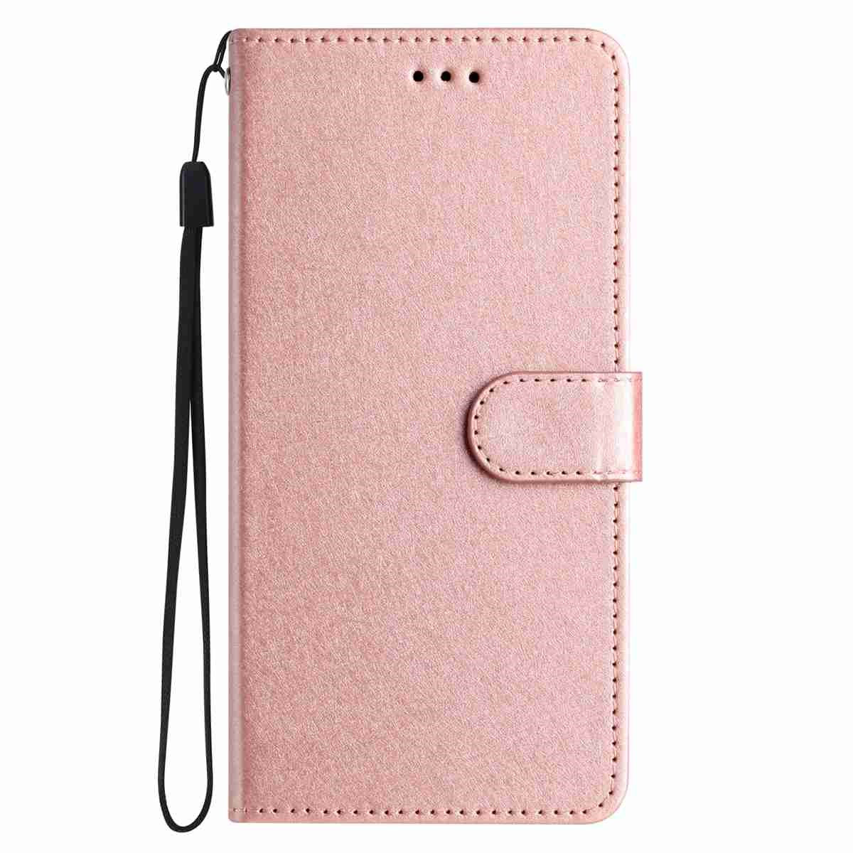 Xiaomi Redmi Note 15 (5G) / Poco M8 (5G) EIDERWOOD Kunstlæder Flip Cover m. Strop - Rose Gold