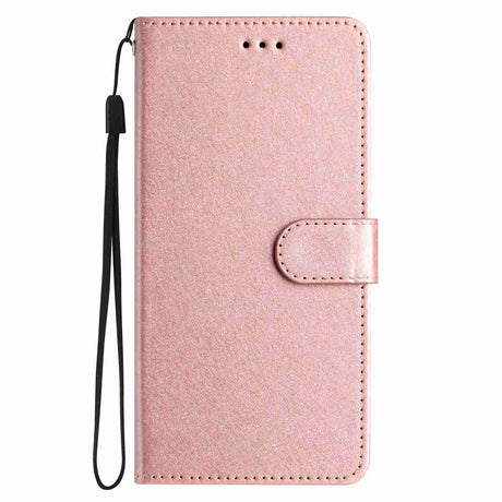 Xiaomi Redmi Note 15 (5G) / Poco M8 (5G) EIDERWOOD Kunstlæder Flip Cover m. Strop - Rose Gold