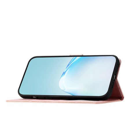 Xiaomi Redmi Note 15 (5G) / Poco M8 (5G) EIDERWOOD Kunstlæder Flip Cover m. Strop - Rose Gold