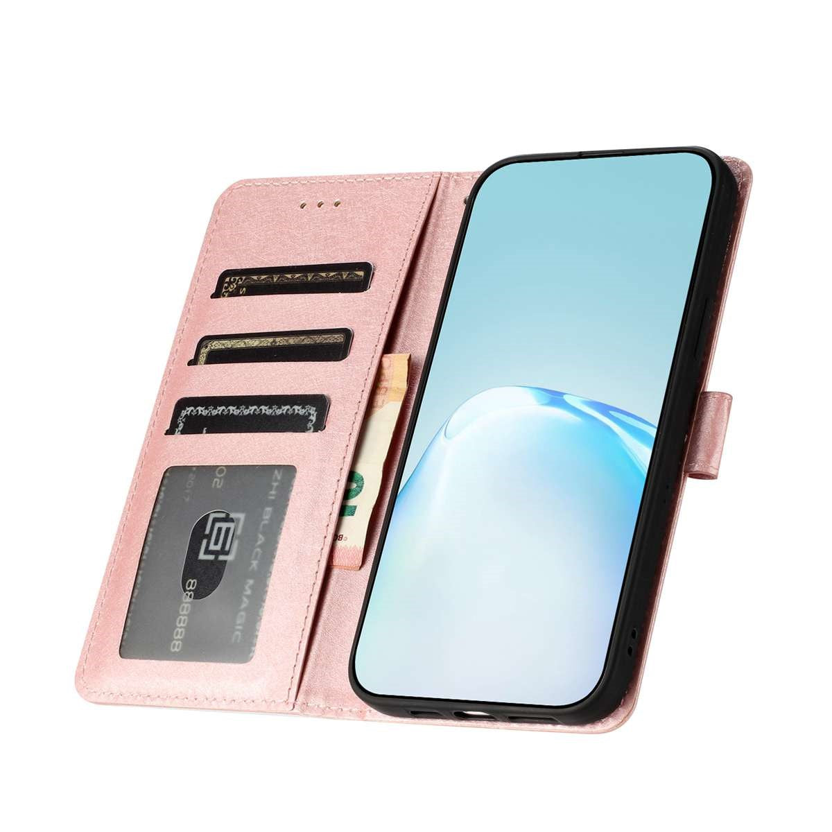 Xiaomi Redmi Note 15 (5G) / Poco M8 (5G) EIDERWOOD Kunstlæder Flip Cover m. Strop - Rose Gold
