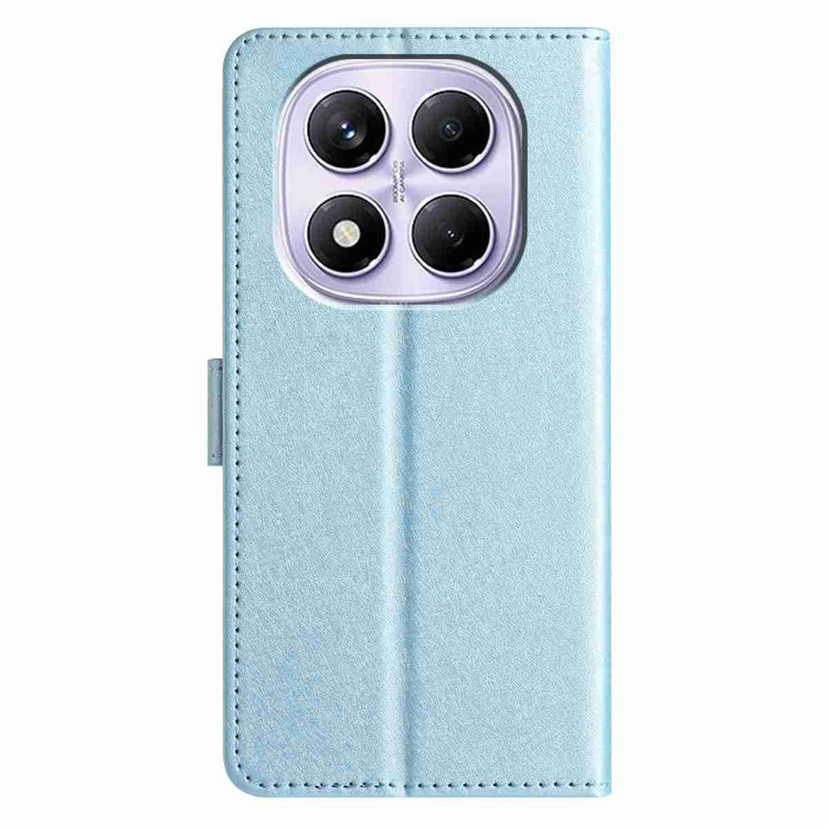 Xiaomi Redmi Note 15 (5G) / Poco M8 (5G) EIDERWOOD Kunstlæder Flip Cover m. Strop - Blå