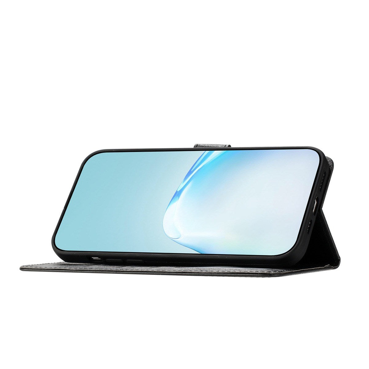 Xiaomi Redmi Note 15 (5G) / Poco M8 (5G) EIDERWOOD Kunstlæder Flip Cover m. Strop - Sort