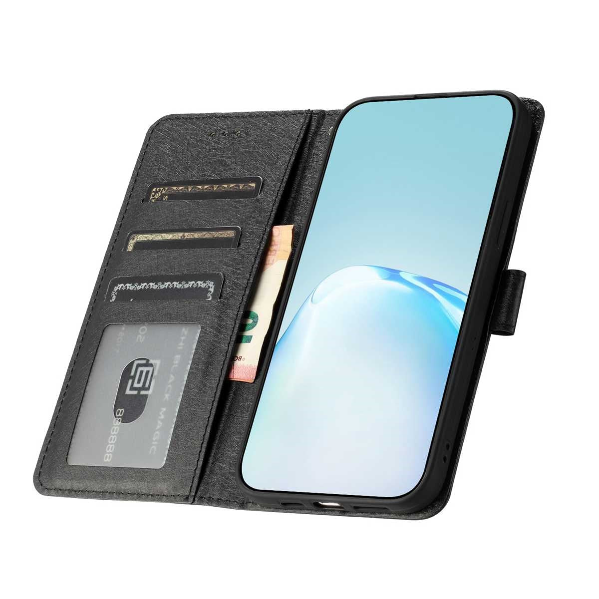 Xiaomi Redmi Note 15 (5G) / Poco M8 (5G) EIDERWOOD Kunstlæder Flip Cover m. Strop - Sort