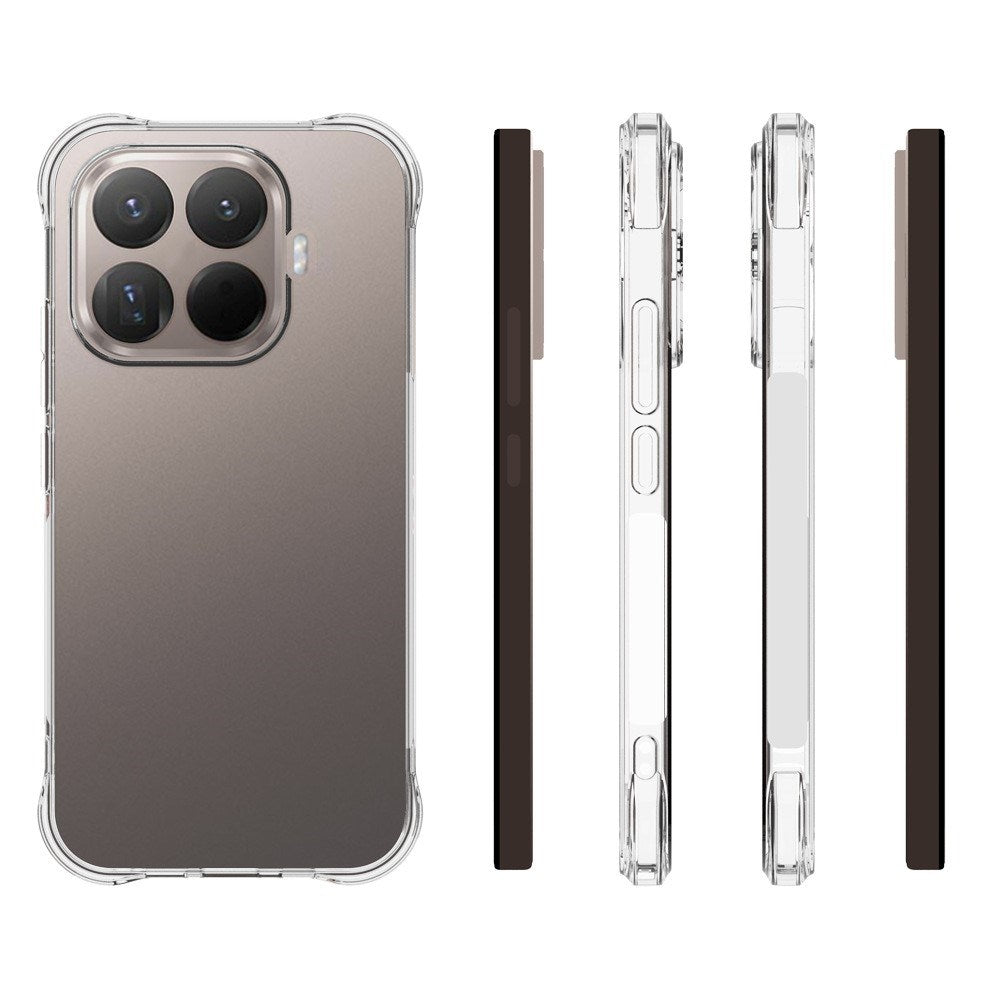 Xiaomi 17T EIDERWOOD Fleksibelt Plast Cover m. Stødabsorberende Hjørner - Gennemsigtig