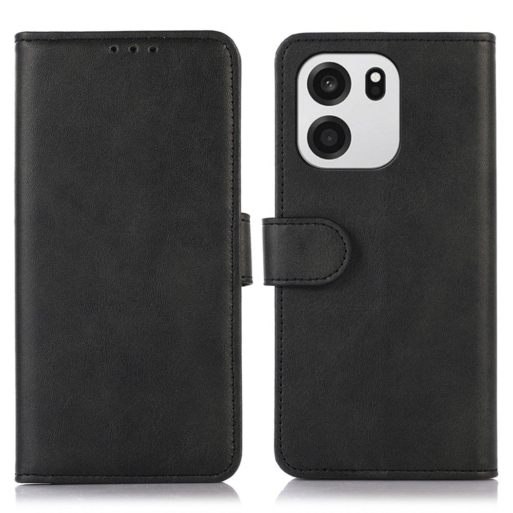 OnePlus Nord CE6 / Nord 6 EIDERWOOD Kunstlæder Flip Cover m. Kortholder og Ståfunktion - Sort