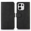 OnePlus Nord CE6 / Nord 6 EIDERWOOD Kunstlæder Flip Cover m. Kortholder og Ståfunktion - Sort