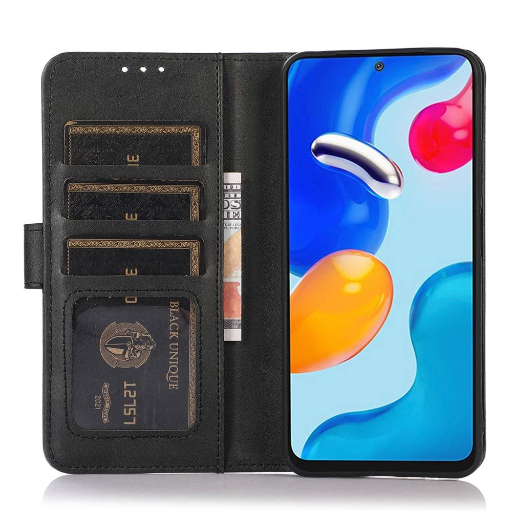 OnePlus Nord CE6 / Nord 6 EIDERWOOD Kunstlæder Flip Cover m. Kortholder og Ståfunktion - Sort