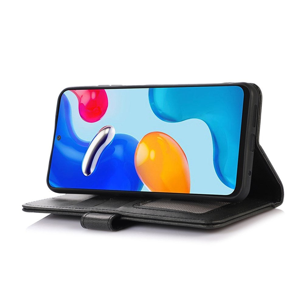 OnePlus Nord CE6 / Nord 6 EIDERWOOD Kunstlæder Flip Cover m. Kortholder og Ståfunktion - Sort