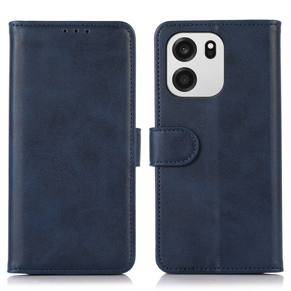 OnePlus Nord CE6 / Nord 6 EIDERWOOD Kunstlæder Flip Cover m. Kortholder og Ståfunktion - Blå