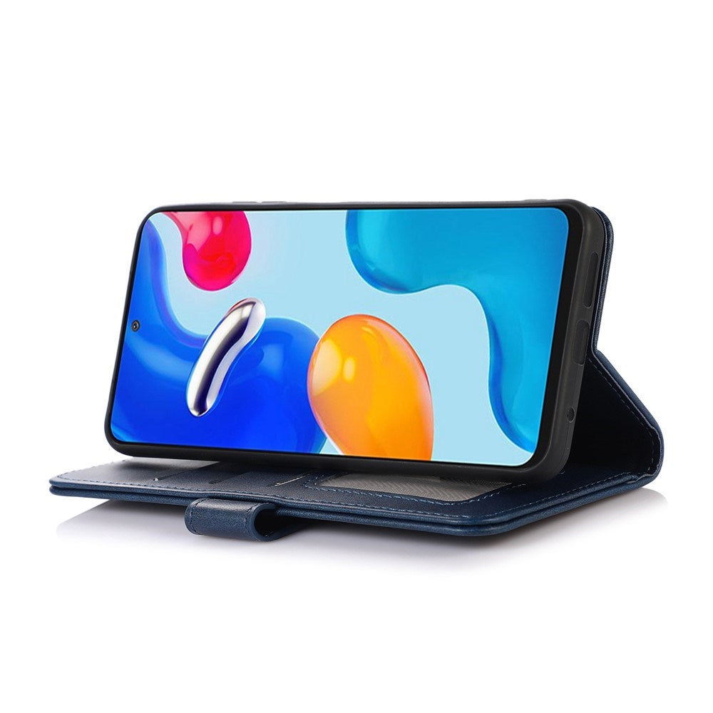 OnePlus Nord CE6 / Nord 6 EIDERWOOD Kunstlæder Flip Cover m. Kortholder og Ståfunktion - Blå