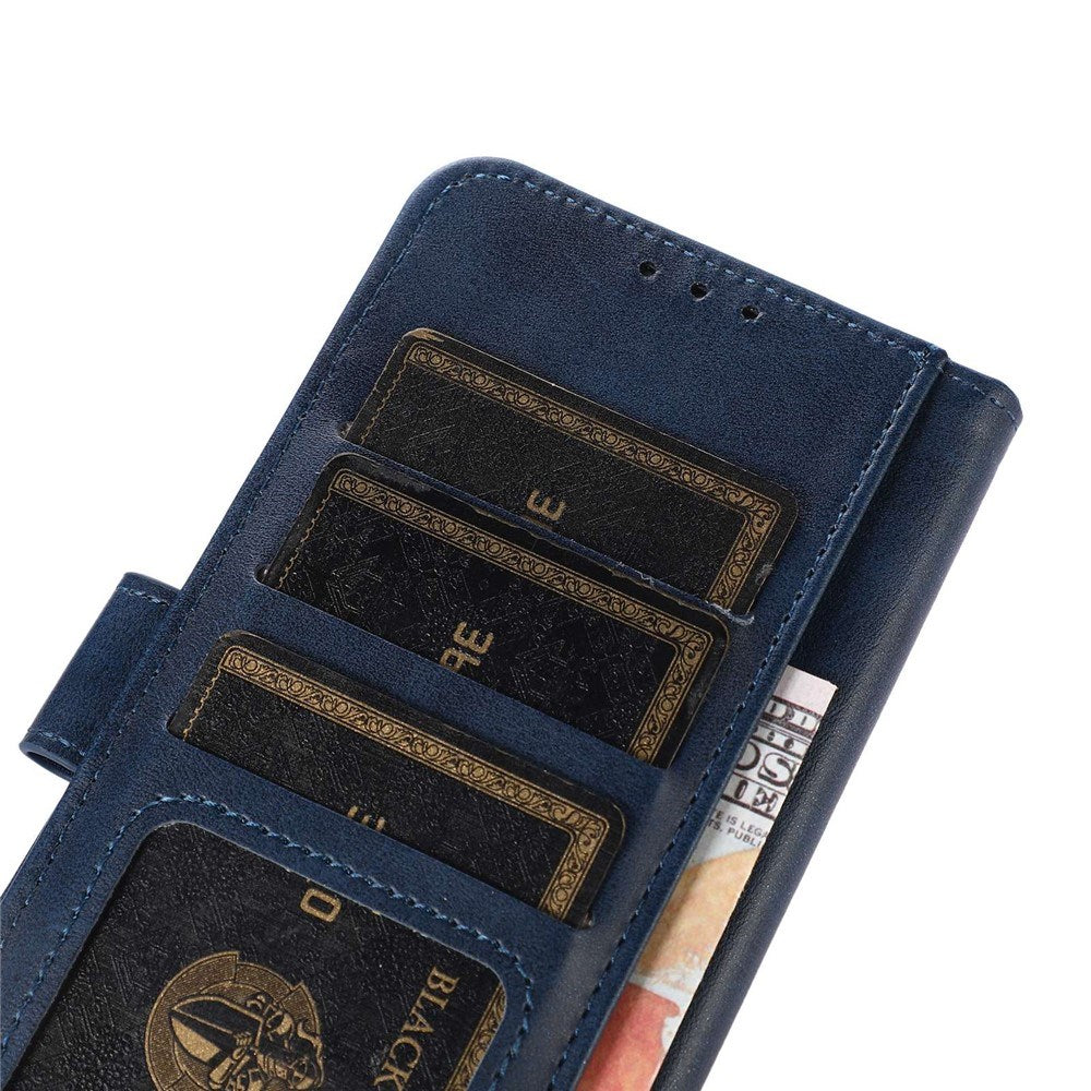 OnePlus Nord CE6 / Nord 6 EIDERWOOD Kunstlæder Flip Cover m. Kortholder og Ståfunktion - Blå