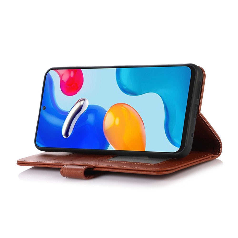 OnePlus Nord CE6 / Nord 6 EIDERWOOD Kunstlæder Flip Cover m. Kortholder og Ståfunktion - Brun