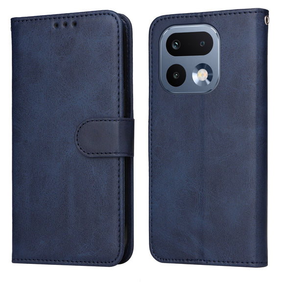 Realme 16 Pro EIDERWOOD Kunstlæder Flip Cover m. Strop - Blå
