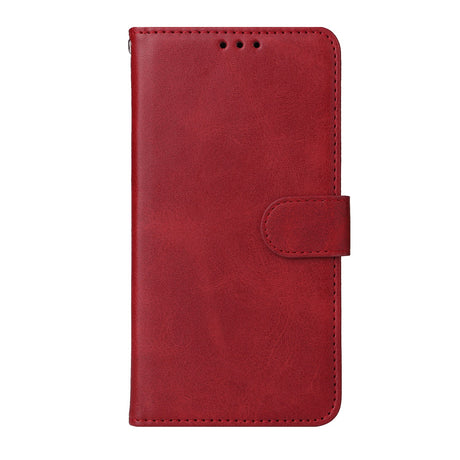 Realme 16 Pro EIDERWOOD Kunstlæder Flip Cover m. Strop - Rød