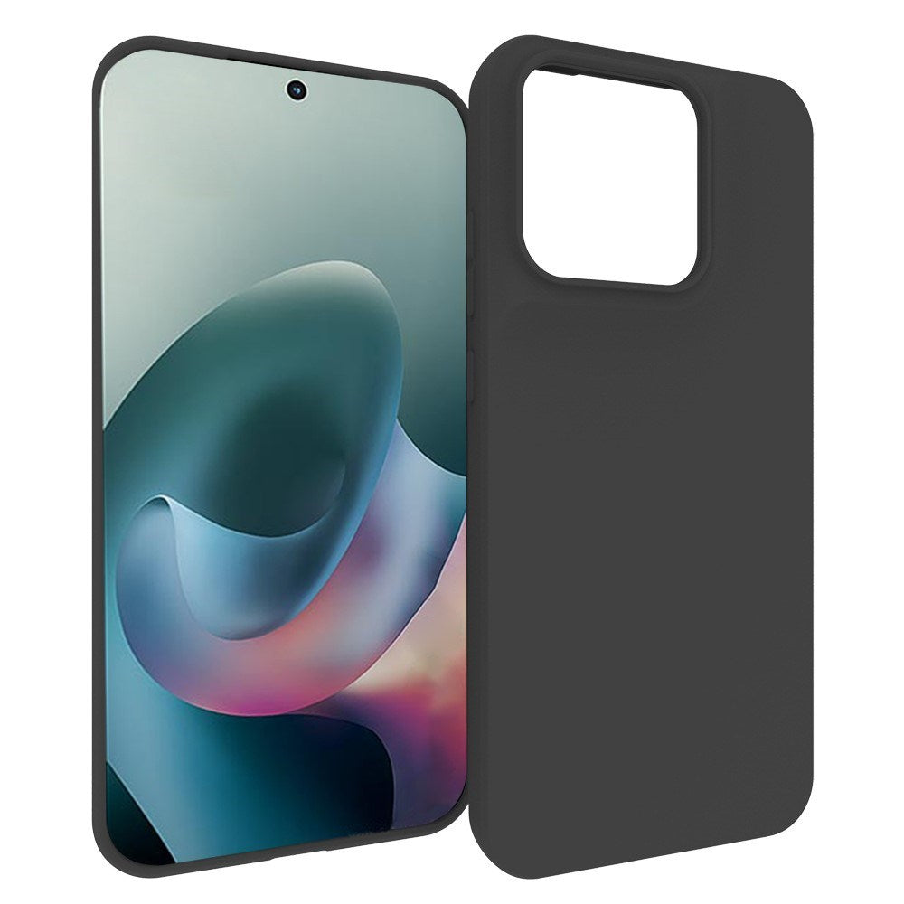 Motorola Moto G77 / G67 EIDERWOOD Mat Fleksibelt Plastik Cover - Sort