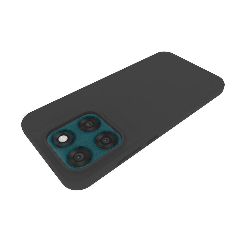 Motorola Moto G77 / G67 EIDERWOOD Mat Fleksibelt Plastik Cover - Sort