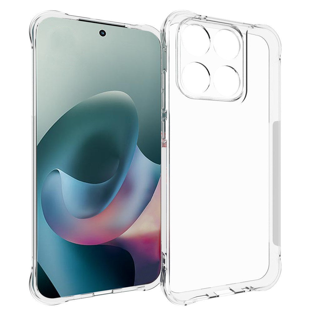Motorola Moto G77 / G67 EIDERWOOD Fleksibelt Plast Cover m. Forstærkede Hjørner - Gennemsigtig