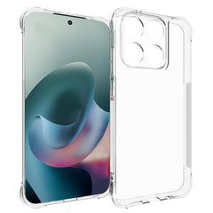 Motorola Moto G77 / G67 EIDERWOOD Fleksibelt Plast Cover m. Forstærkede Hjørner - Gennemsigtig
